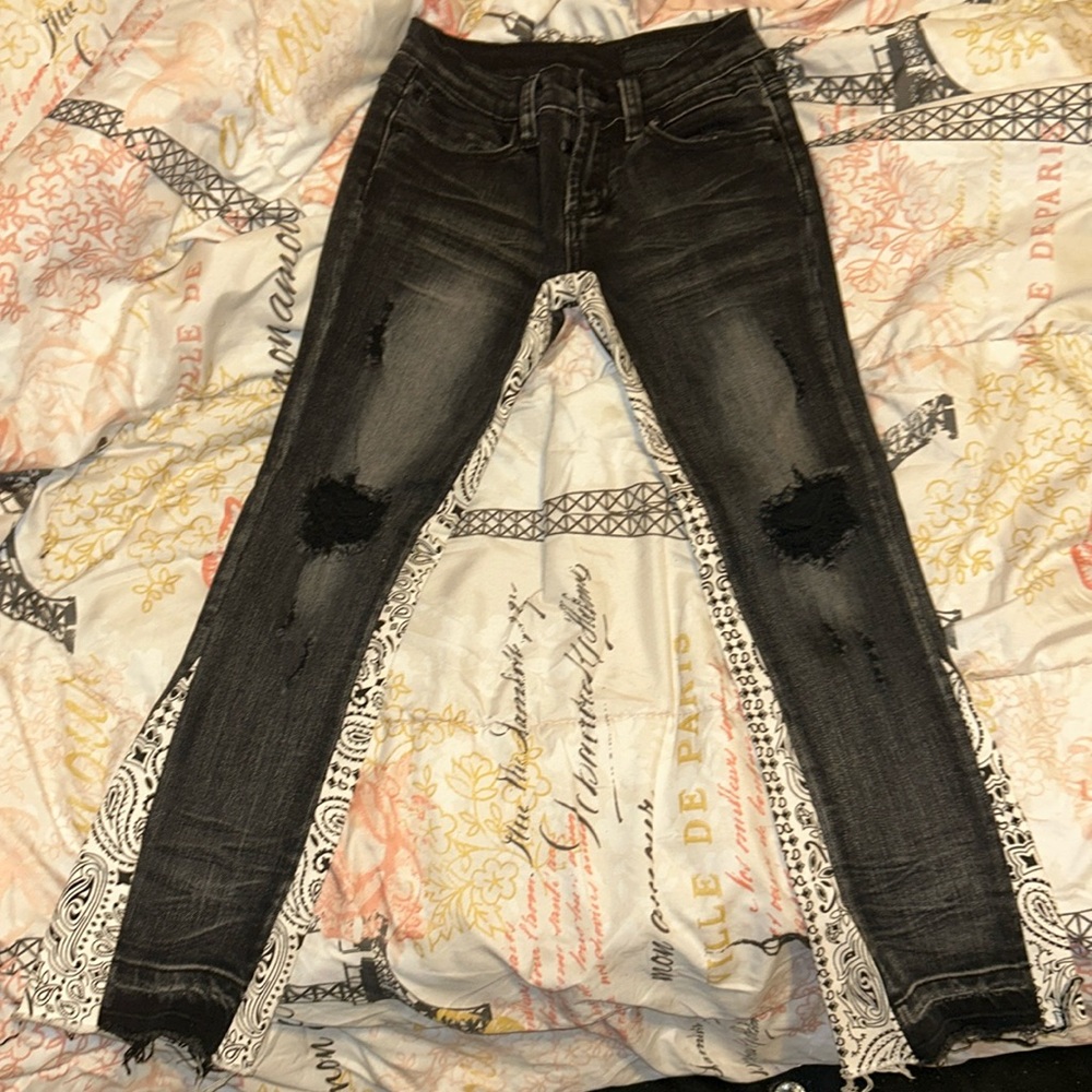 Stacked jeans